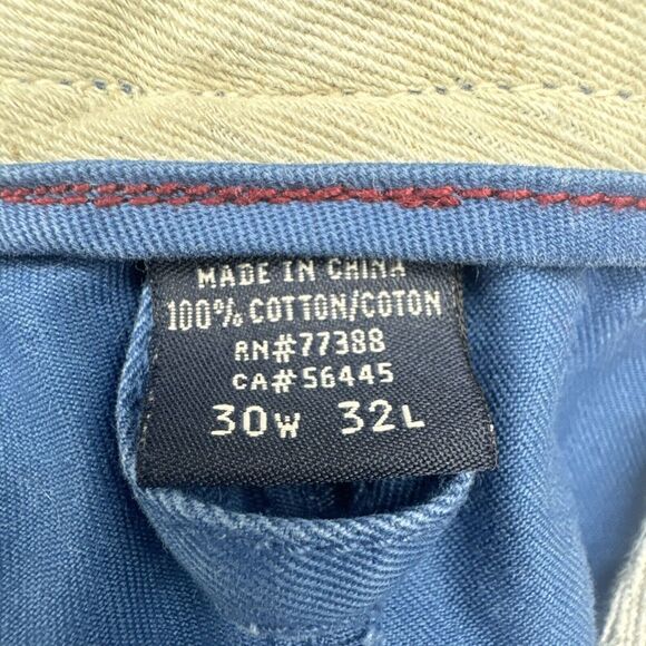 J Crew Men’s BLUE Broken In Chino Pants Urban Slim Nonstretch Sz 30w X 32L - Picture 5 of 12